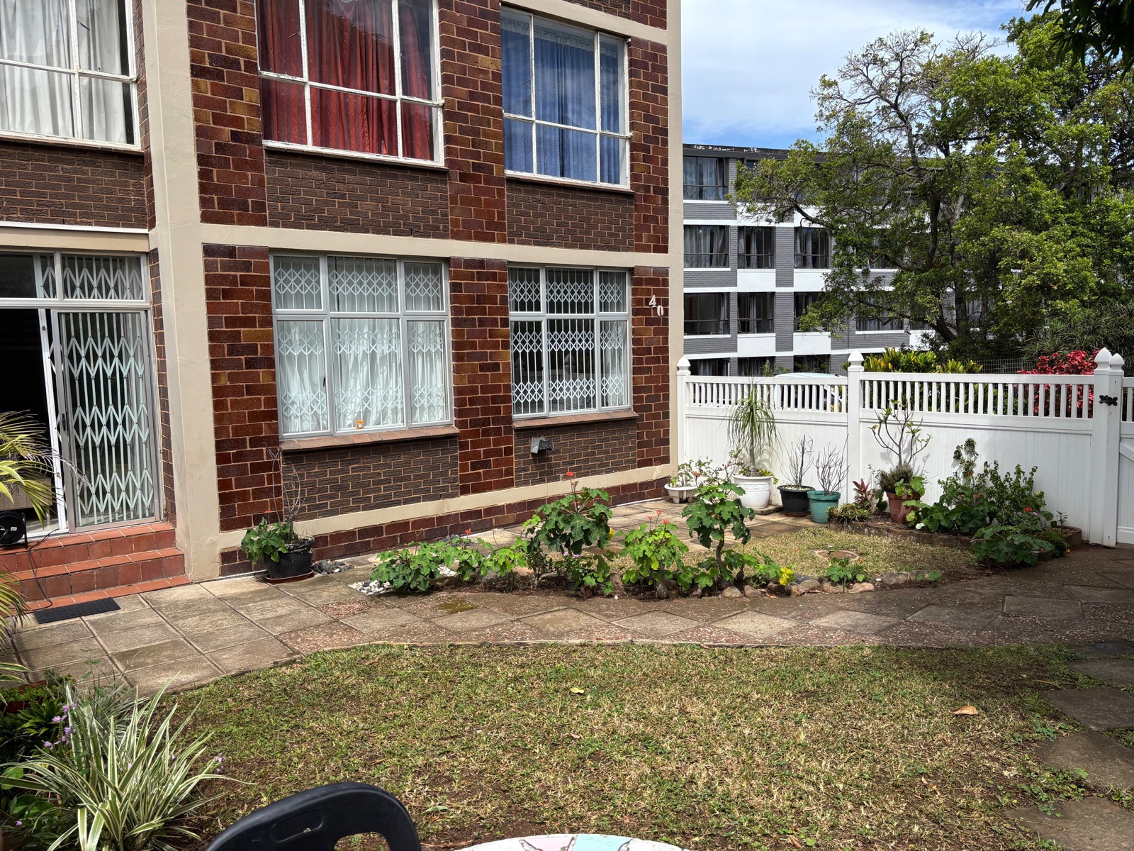 After front garden clean-up with tidy beds and lawn